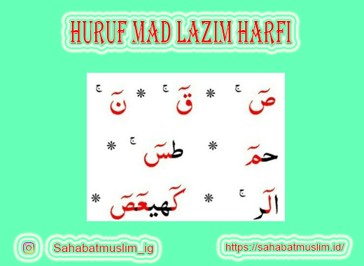 Huruf Mad Lazim Harfi
