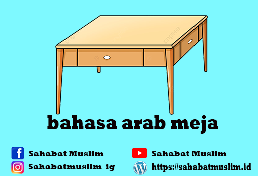 bahasa arab meja